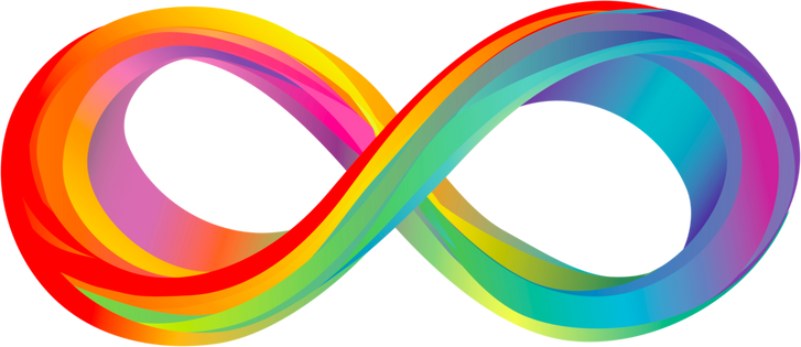 Rainbow Infinity Symbol