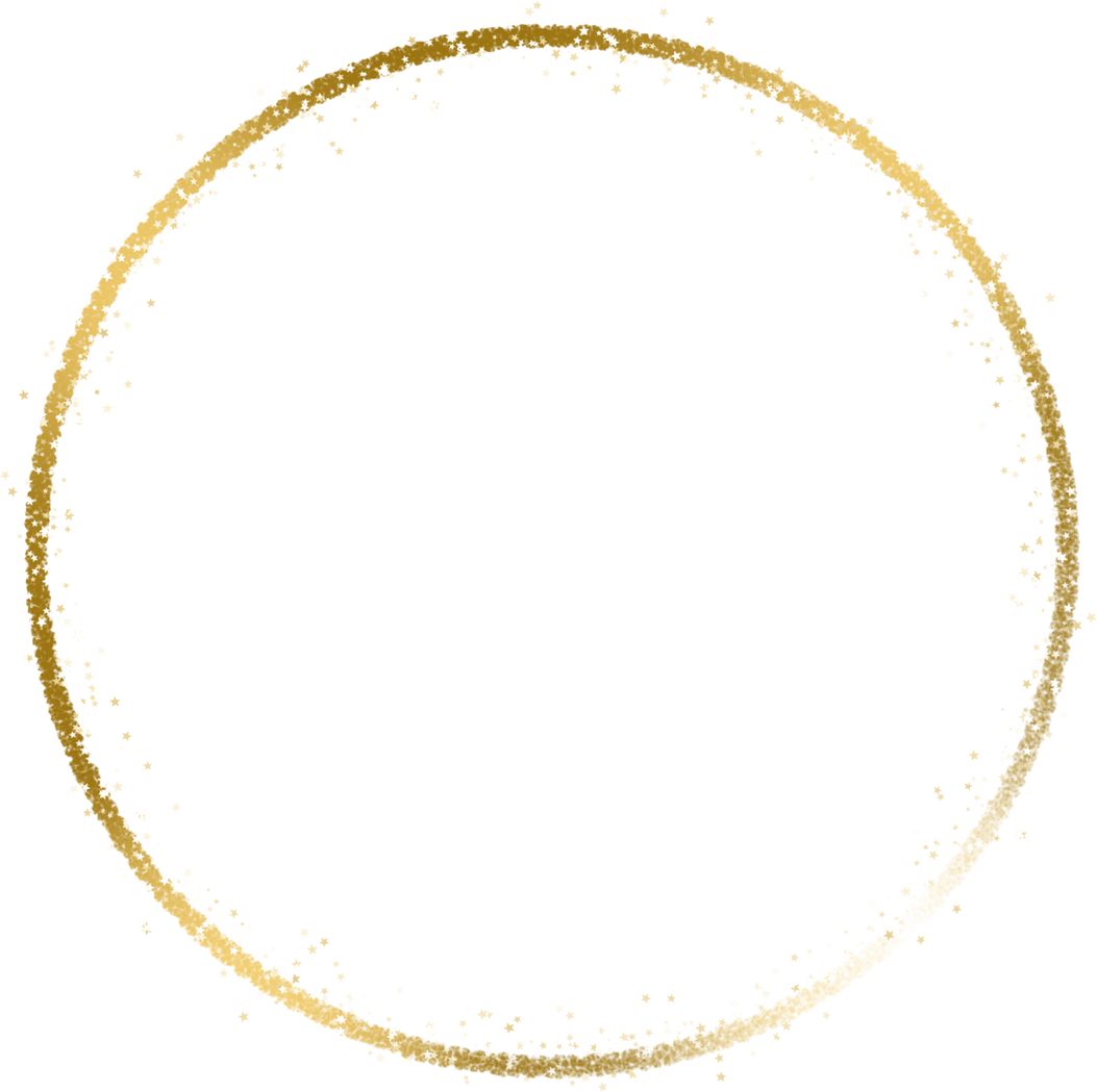 Gold Shiny Circle